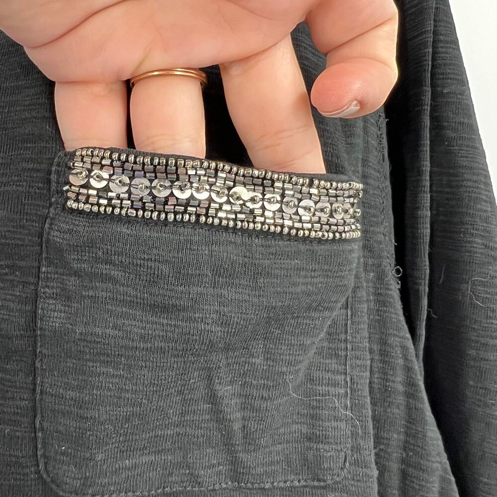 Chaps Thermal‎ Style Long Sleeve Casual Shirt Sequin Embellished Women's 3XL - Picture 6 of 12